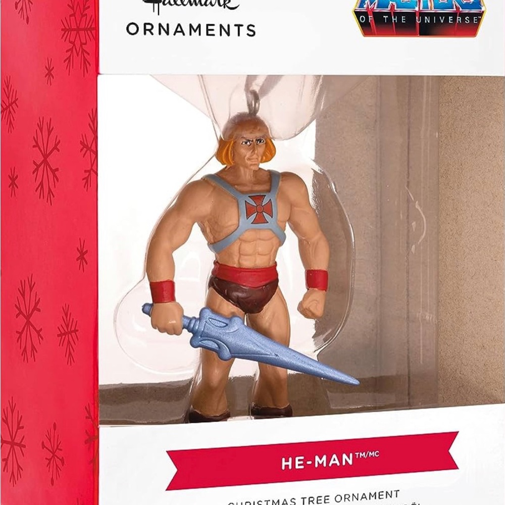Hallmark Masters of the Universe He-Man Christmas Ornament. NIB